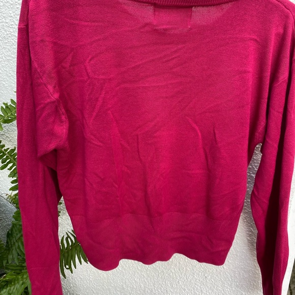 Vintage Express Tricot Cranberry Red Cardigan Sweater❤️ - Picture 2 of 6